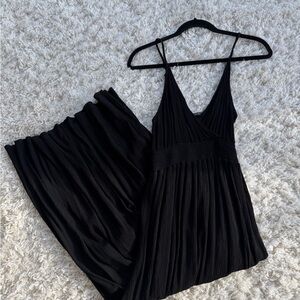 West Kei Black Strappy Maxi Dress